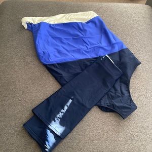 Set of Summersalt sidestroke swimsuit NWT 22 and Summersalt swim skirt 2xl